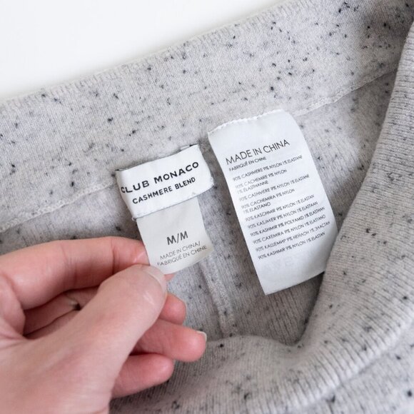 Club Monaco Cashmere Leggings Gray Small / Medium - Picture 6 of 14